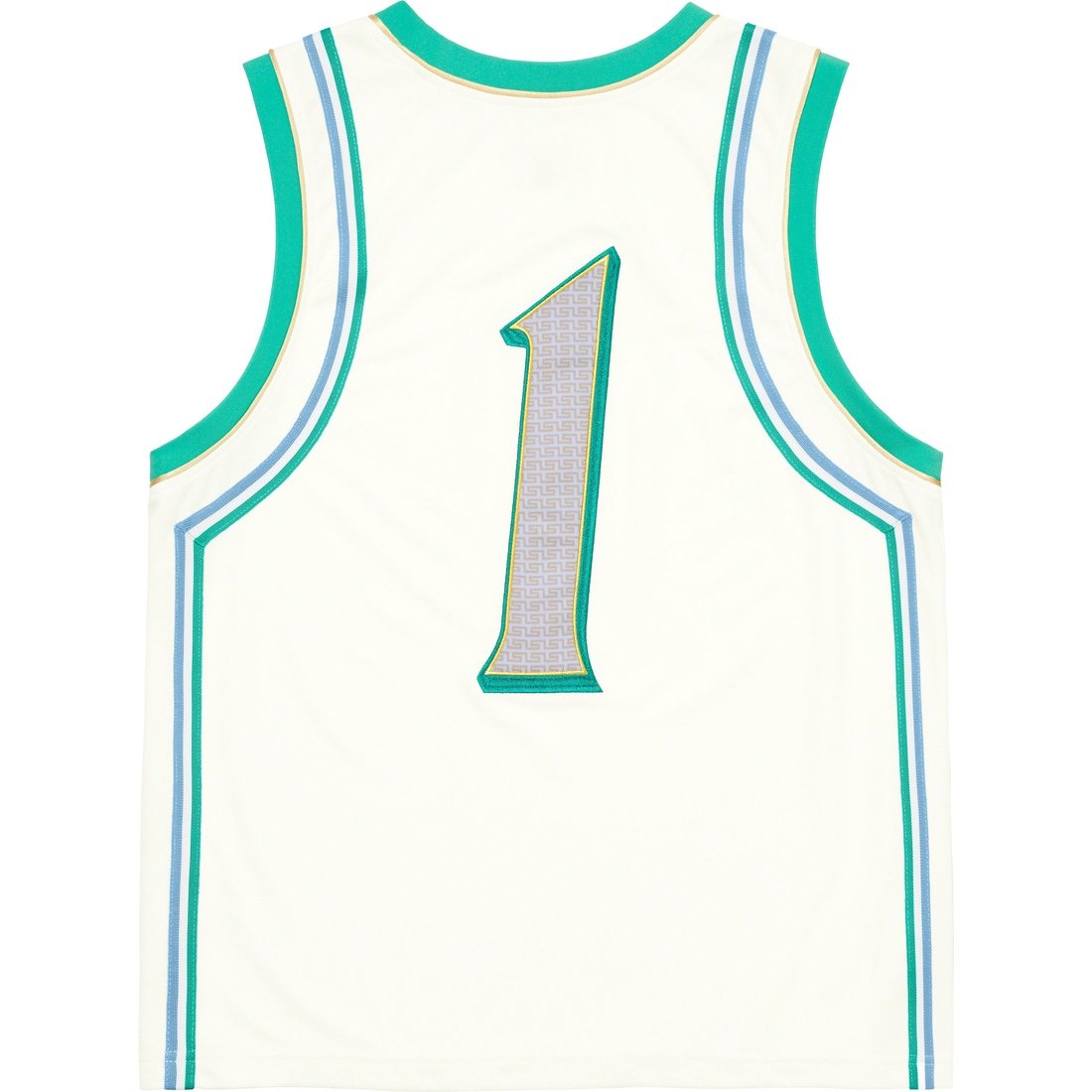 Details on Campioni Basketball Jersey White from spring summer
                                                    2023 (Price is $110)