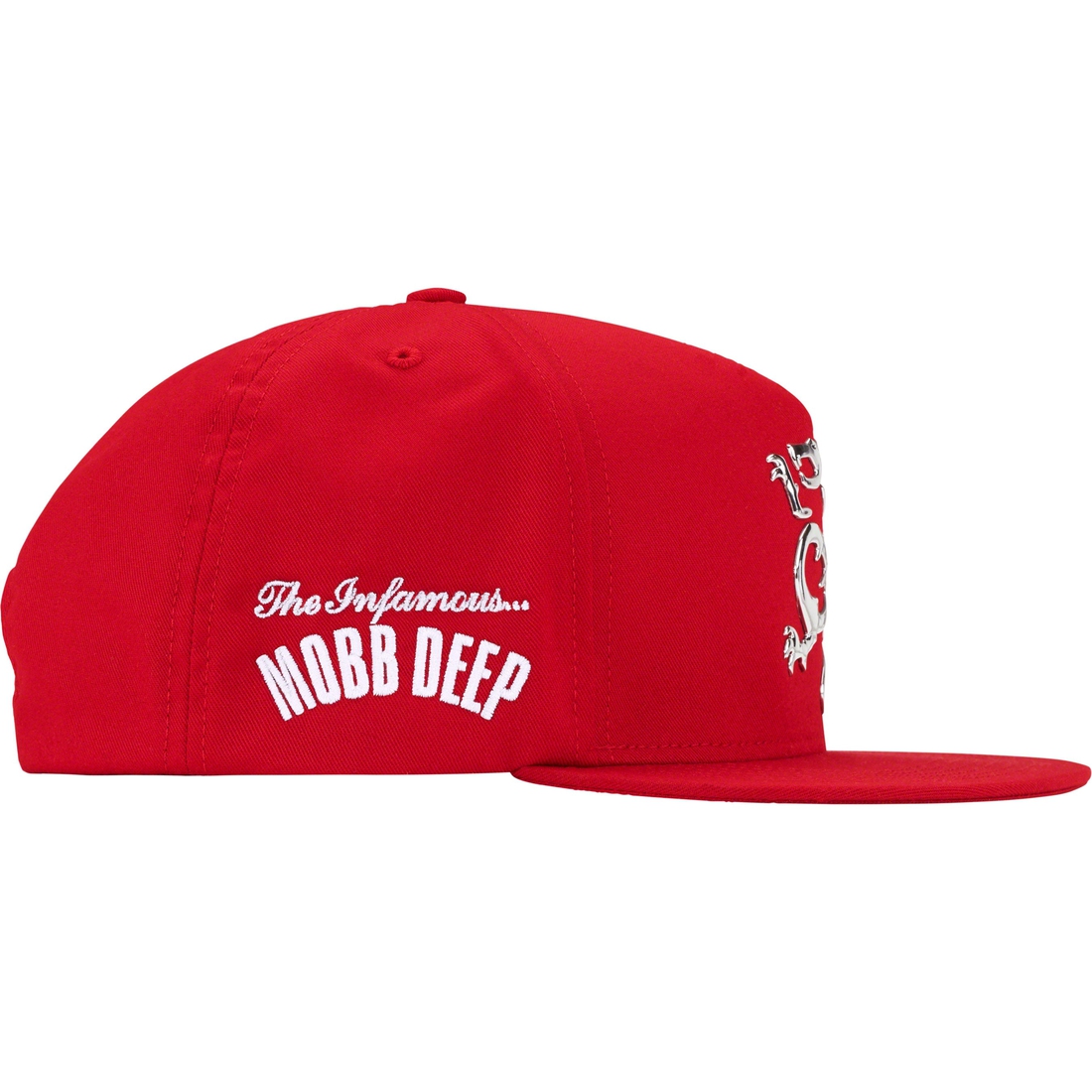 Details on Mobb Deep Dragon 5-Panel Red from spring summer
                                                    2023 (Price is $50)