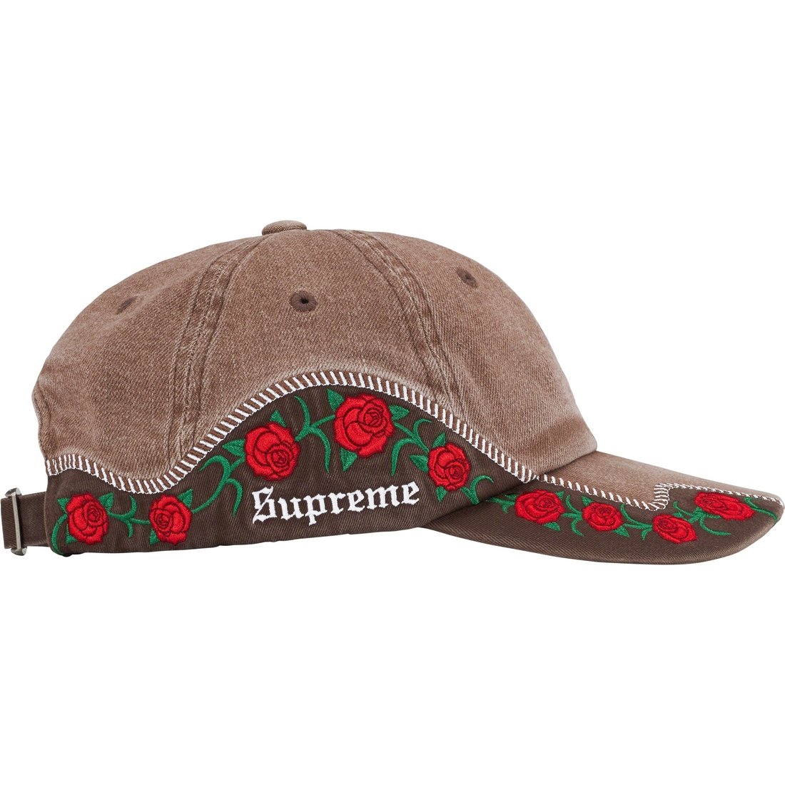 Details on Roses 6-Panel Brown from spring summer
                                                    2023 (Price is $58)