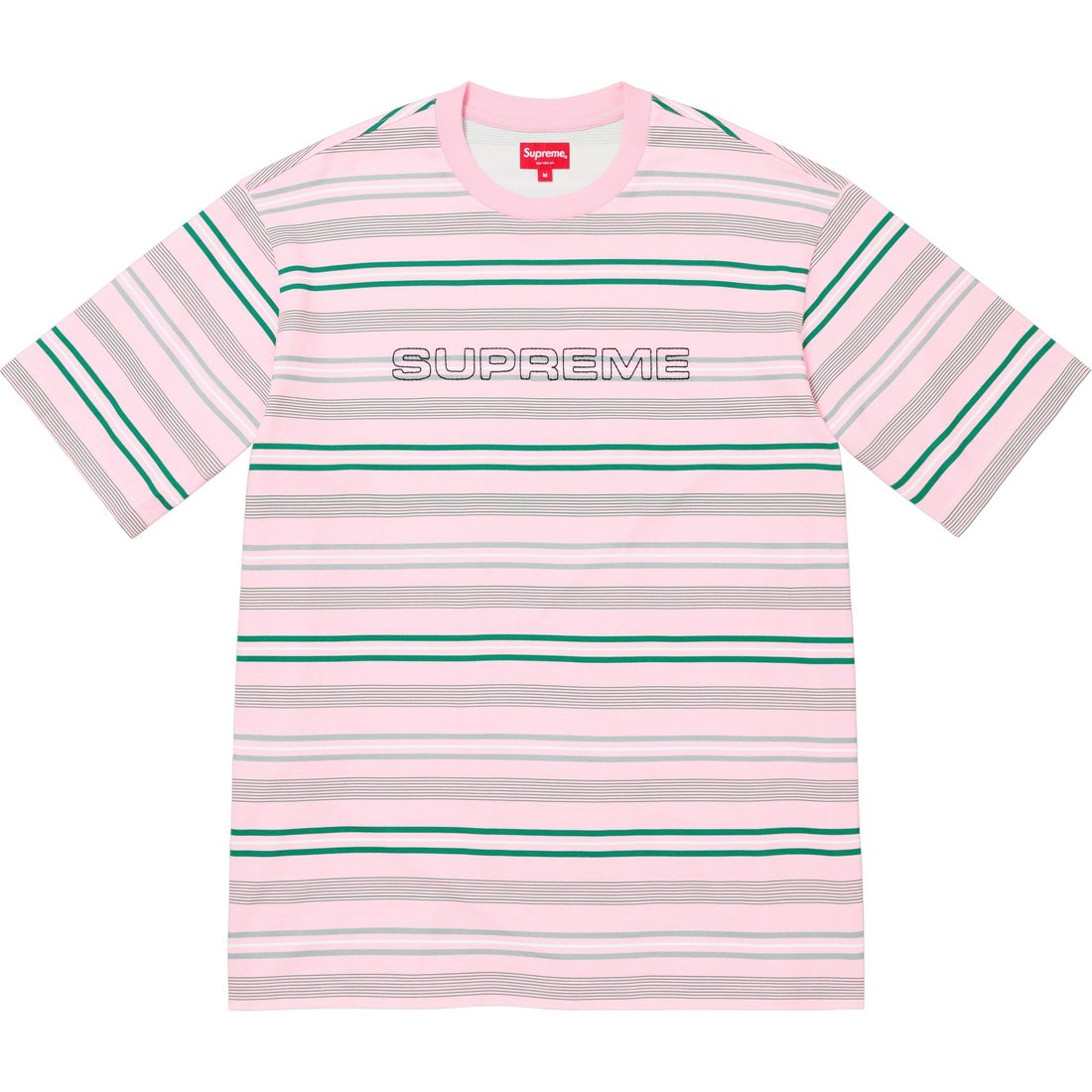 Details on Dash Stripe S S Top Pink from spring summer
                                                    2023 (Price is $88)