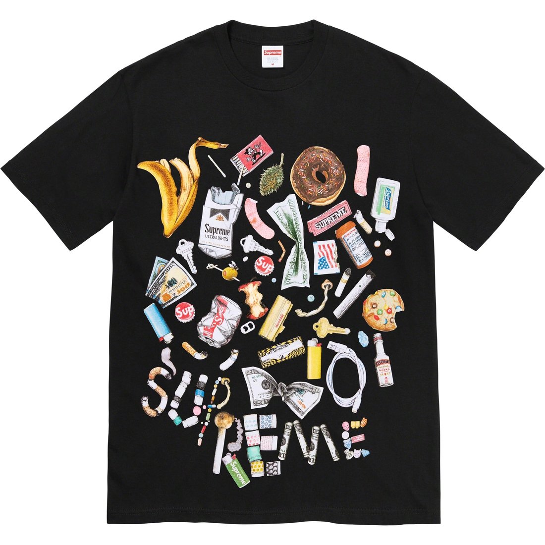 Details on Trash Tee Black from spring summer
                                                    2023 (Price is $40)
