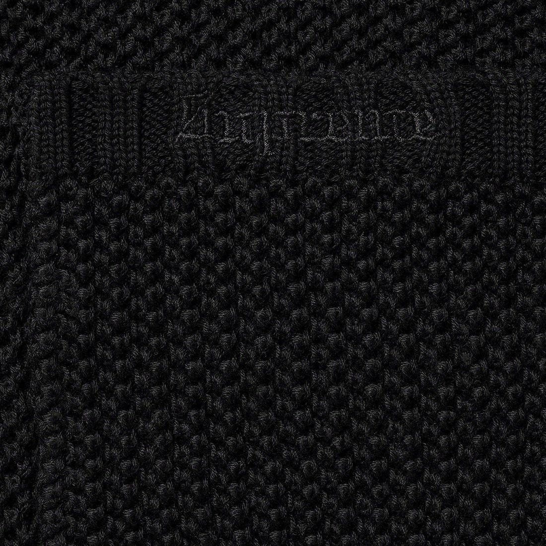 Details on Dragon Zip Up Sweater Vest Black from spring summer
                                                    2023 (Price is $138)