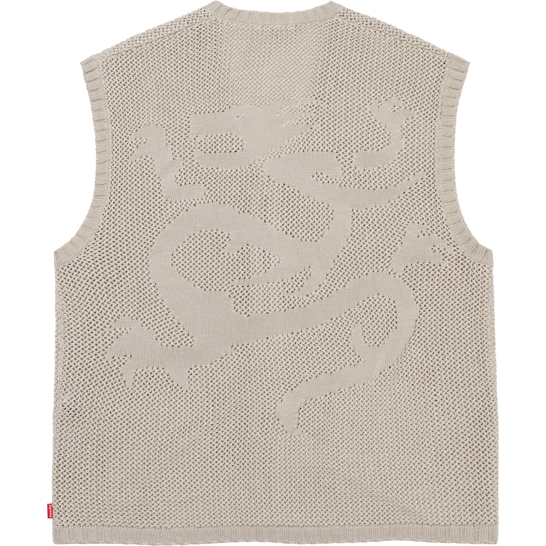 Details on Dragon Zip Up Sweater Vest Stone from spring summer
                                                    2023 (Price is $138)