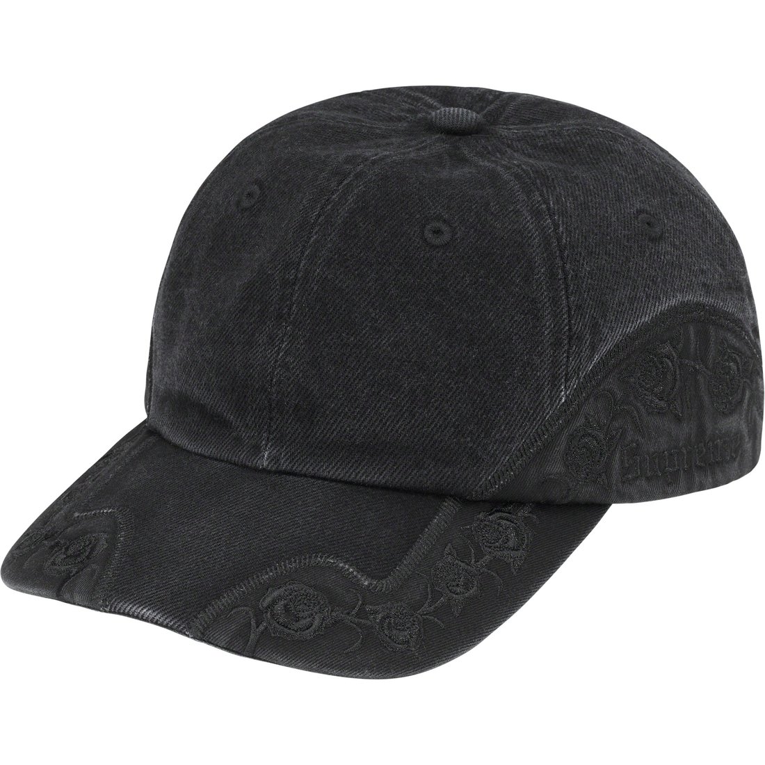 Details on Roses 6-Panel Black from spring summer
                                                    2023 (Price is $58)