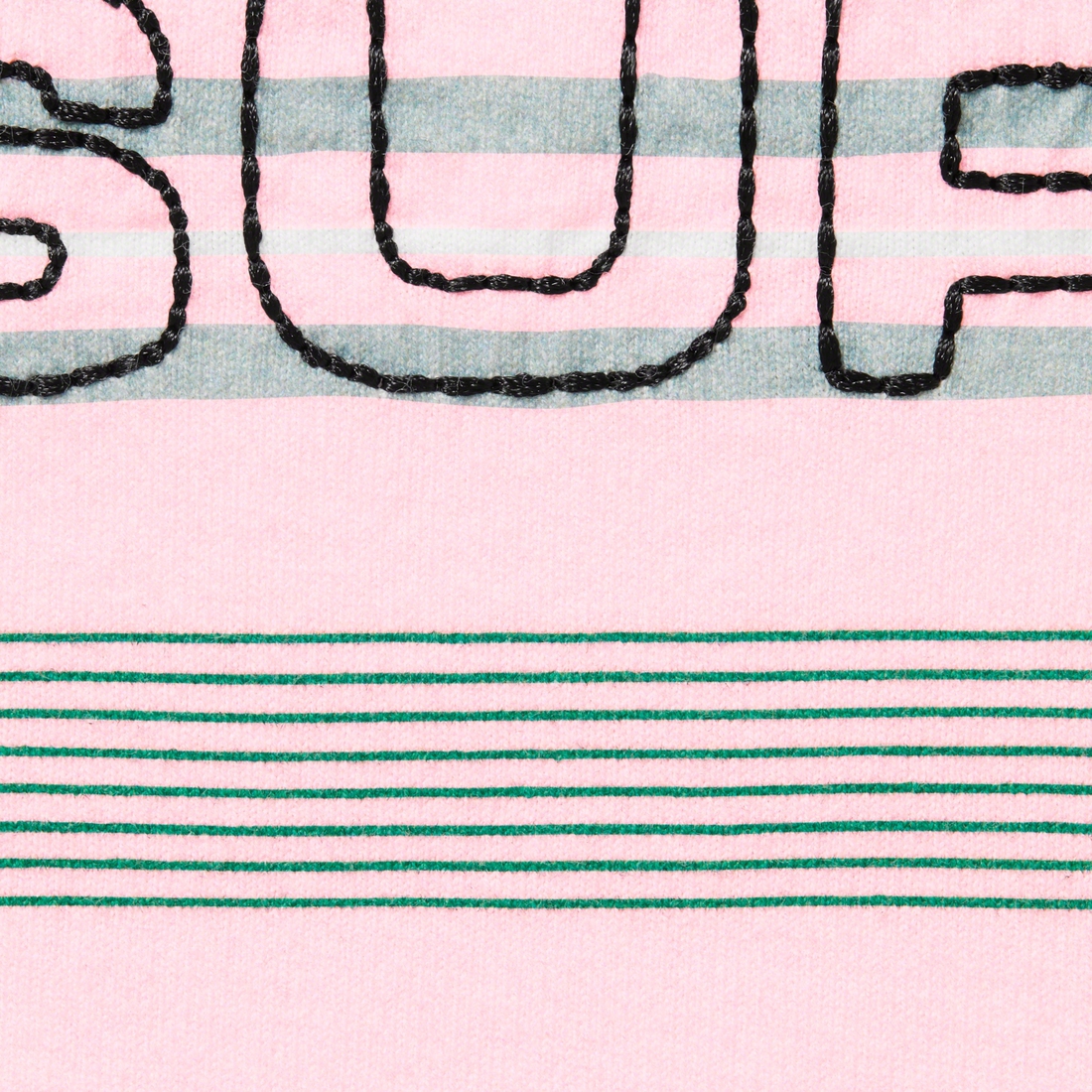 Supreme Dash Stripe S S Top (SS23) - Pink - $88
