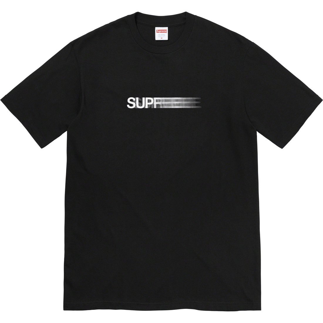 Details on Motion Logo Tee Black from spring summer
                                                    2023 (Price is $40)