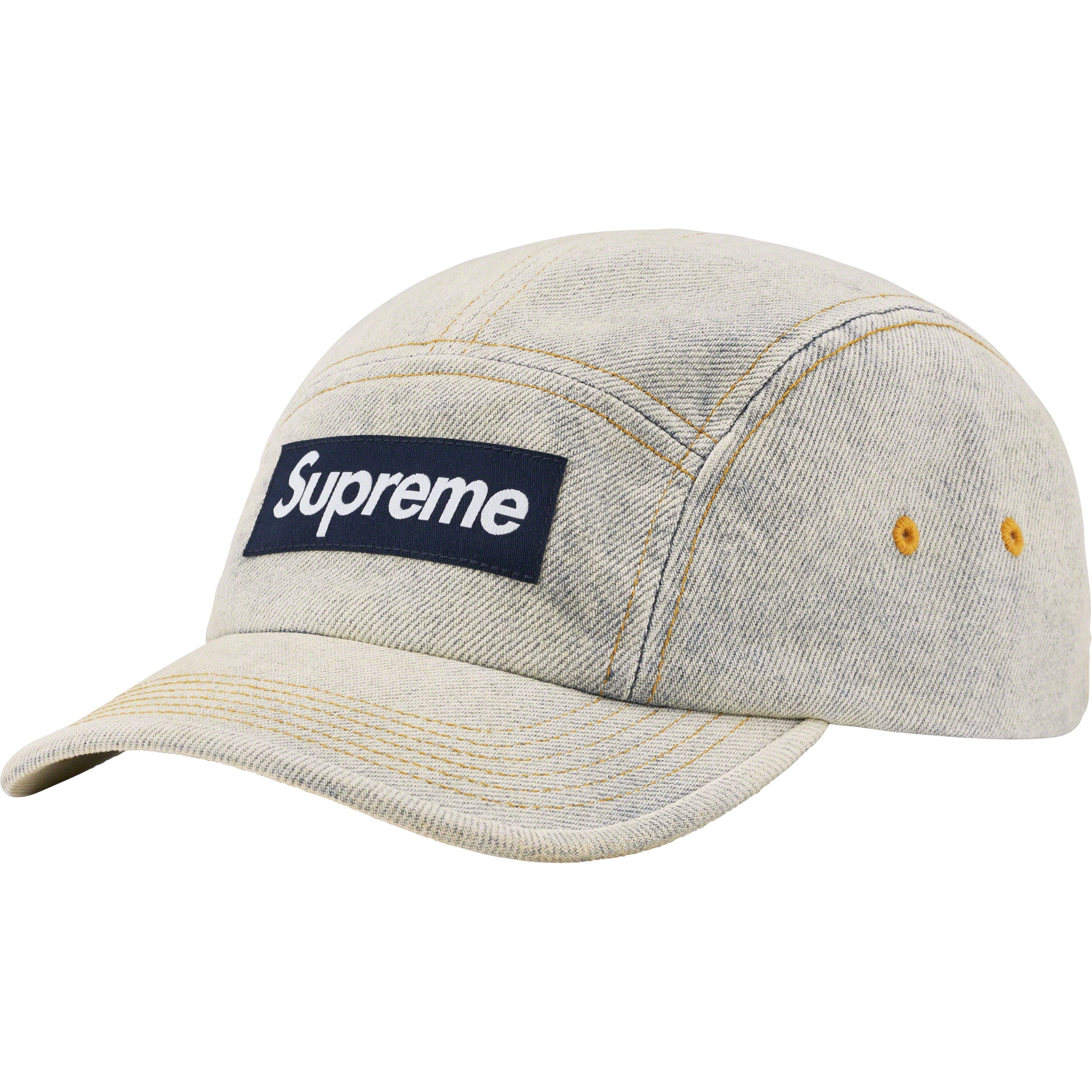 Supreme // Blue Denim Camp Cap – VSP Consignment