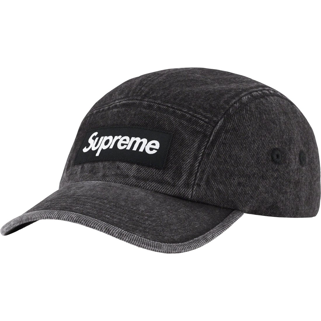 Details on Denim Camp Cap Black from spring summer
                                                    2023 (Price is $48)