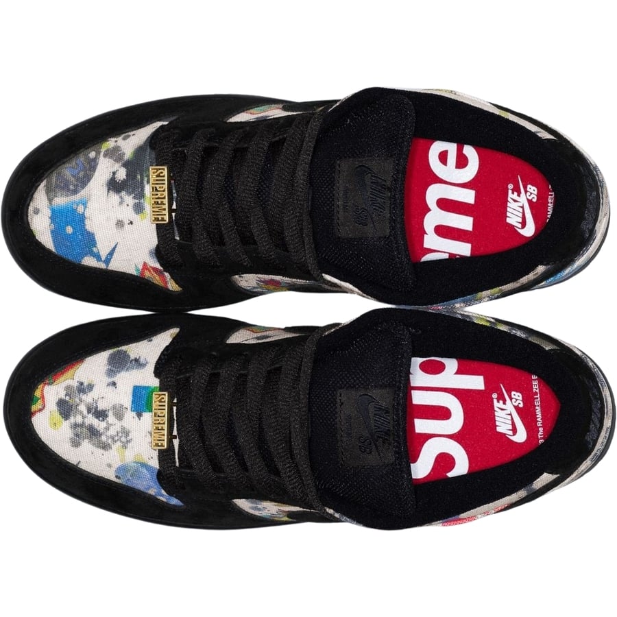 Details on Supreme Nike SB Rammellzee Dunk Low rammellzee-dunk-low-black-4 from fall winter
                                                    2023 (Price is $138)