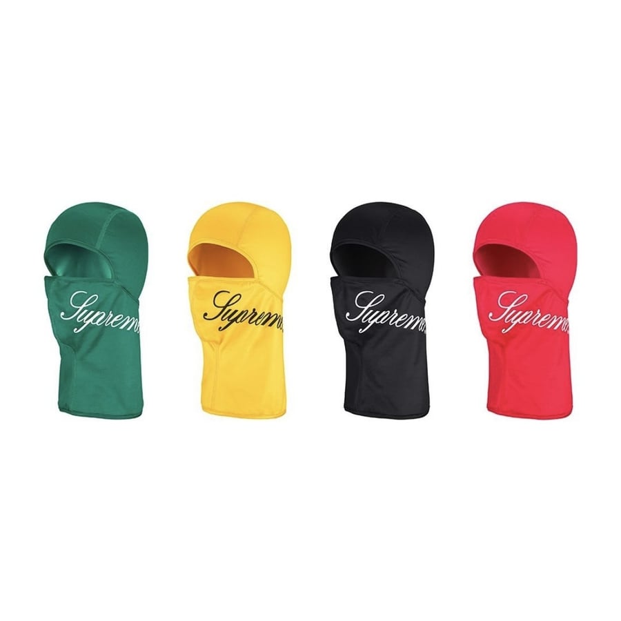 Supreme Script Lightweight Balaclava releasing on Week 10 for fall winter 2023