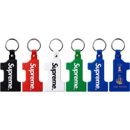 Supreme Number One Keychain for fall winter 11 season
