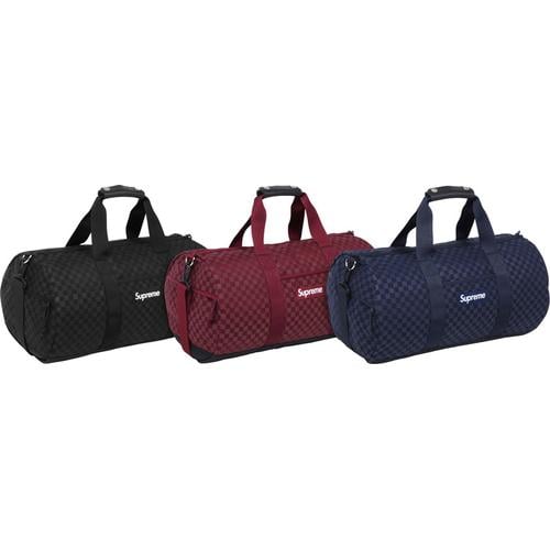 Supreme Printed Check Duffle Bag 1 for fall winter 11 season