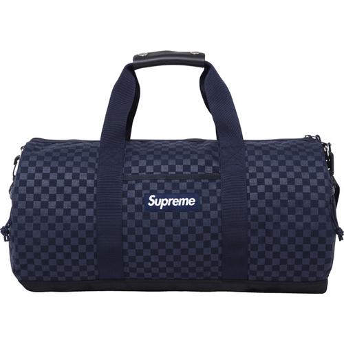 Details on Printed Check Duffle Bag from fall winter
                                            2011
