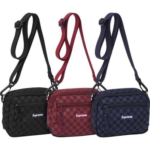 Supreme Printed Check Small Utility Bag for fall winter 11 season