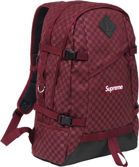 Printed Check Backpack - Supreme Community