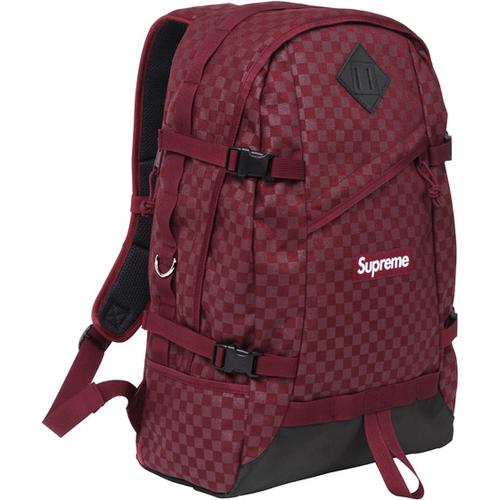 Supreme Printed Check Backpack for fall winter 11 season