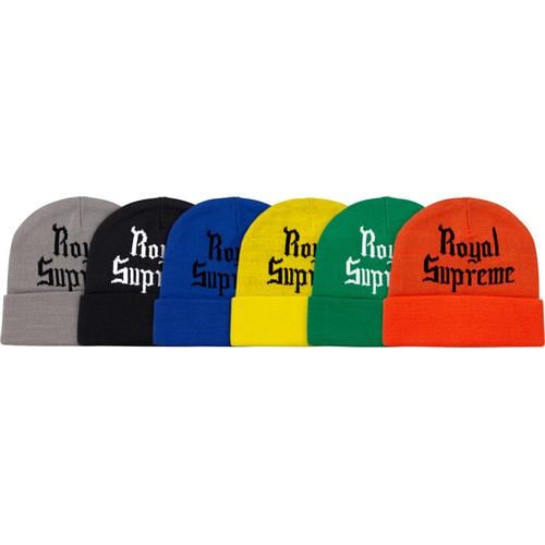 Supreme Royal Supreme Beanie for fall winter 11 season