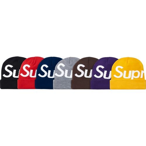 Supreme Big Logo Beanie for fall winter 11 season