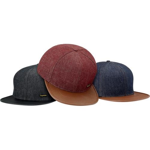 Supreme Denim Leather 6 Panel for fall winter 11 season