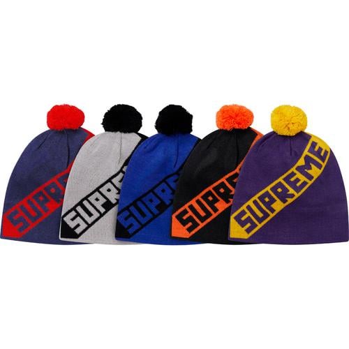 Supreme Diagonal Stripe Beanie for fall winter 11 season