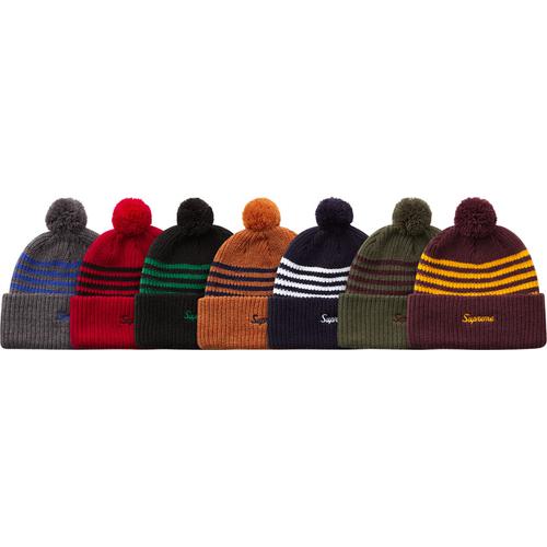Details on Striped Loose Gauge Beanie from fall winter 2011