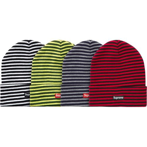 Supreme Micro Stripe Beanie for fall winter 11 season