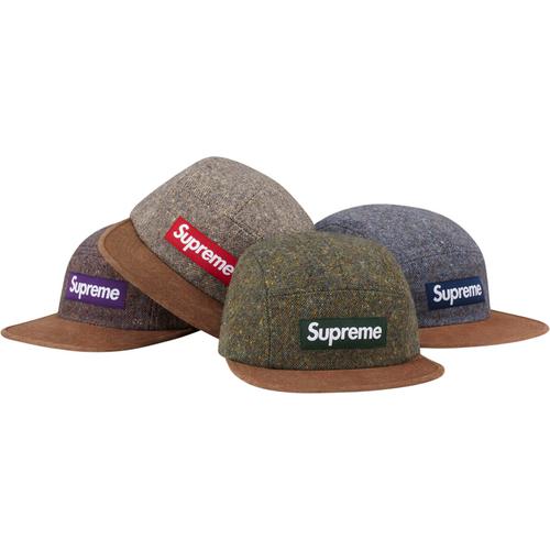 Supreme Donegal Wool W Suede Visor Camp Cap for fall winter 11 season