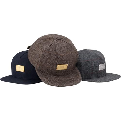 Supreme Wool Windowpane Metal Plate 5 Panel for fall winter 11 season