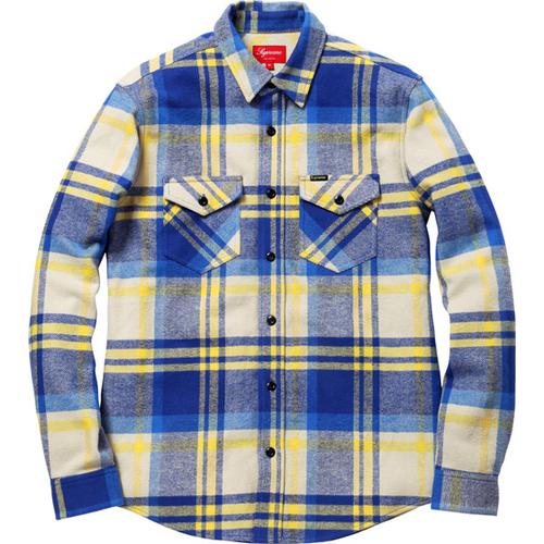 Supreme Heavyweight Plaid Shirt for fall winter 11 season