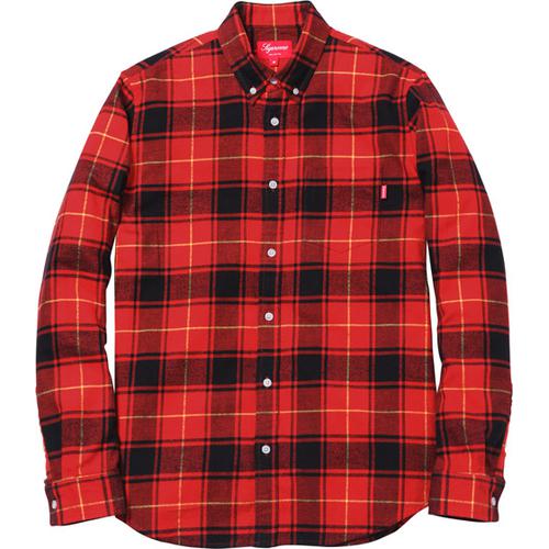 Supreme Tartan Flannel Shirt for fall winter 11 season