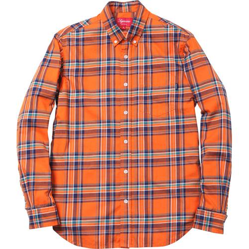 Supreme Classic Plaid Shirt for fall winter 11 season