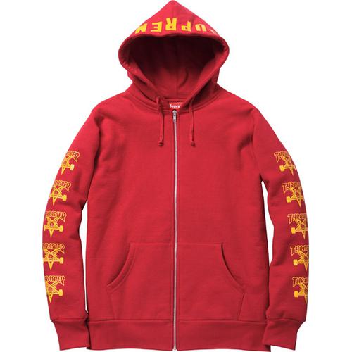 Details on Thrasher Supreme Zip Up from fall winter
                                            2011