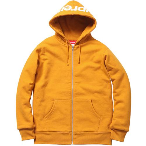 Supreme Hood Logo Thermal Zip Up for fall winter 11 season