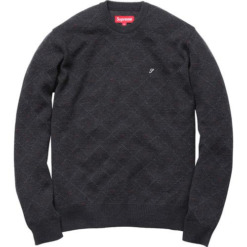 Supreme Argyle Sweater for fall winter 11 season