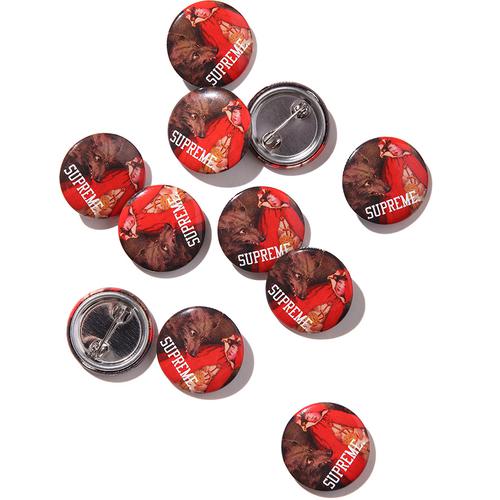Supreme Red Riding Hood Button for fall winter 12 season