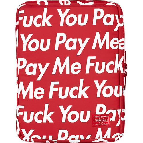 Details on Supreme Porter Ipad Case from fall winter 2012