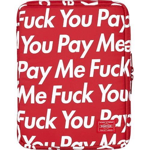 Details on Supreme Porter Ipad Case from fall winter
                                            2012