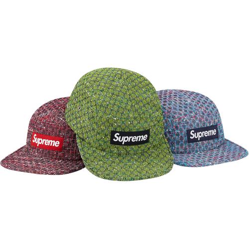 Details on Bright Tweed Camp Cap from fall winter 2012