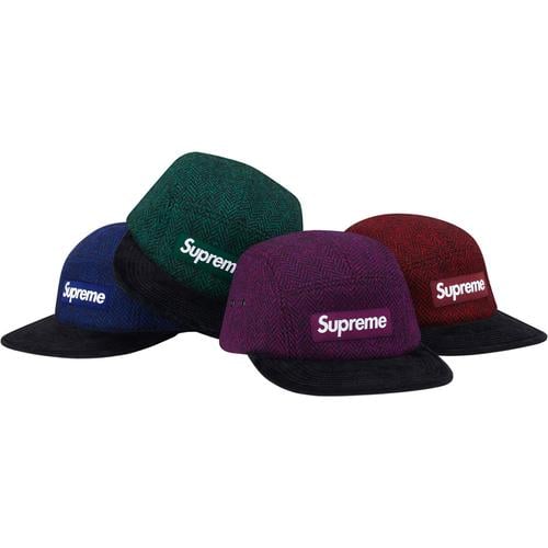 Supreme Harris Tweed Herringbone Camp Cap for fall winter 12 season