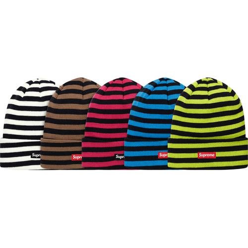 Supreme Stripe Beanie for fall winter 12 season