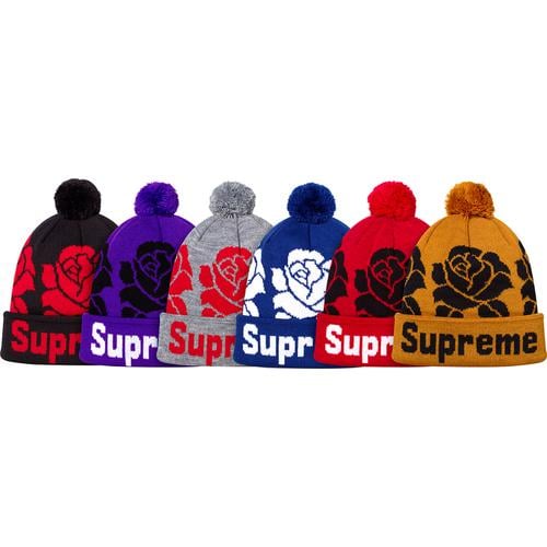 Supreme Rose Beanie for fall winter 12 season