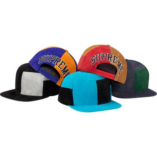 Supreme Patchwork Suede Back Arc Hat for fall winter 12 season