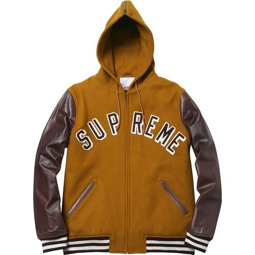 Supreme Hooded Varsity Jacket 4 for fall winter 12 season