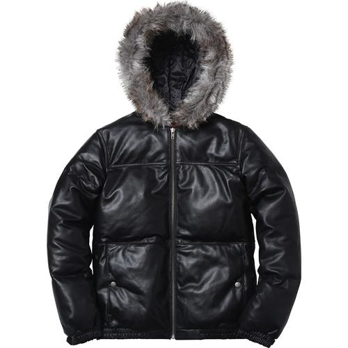 Supreme Leather Down Jacket 3 for fall winter 12 season
