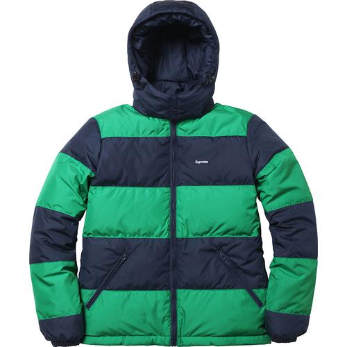 Supreme Reversible Striped Down Jacket 2 for fall winter 12 season