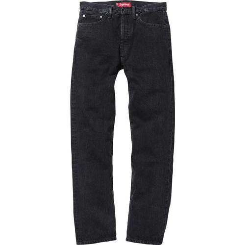 Supreme Washed Black Slim Jean for fall winter 12 season