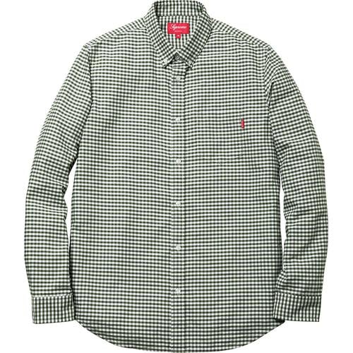 Supreme Gingham Oxford for fall winter 12 season