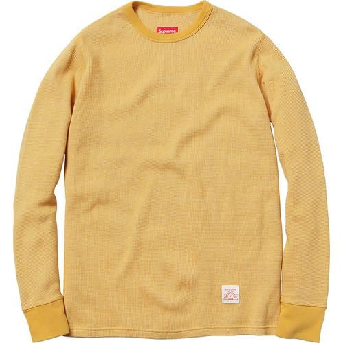 Supreme Waffle Crewneck for fall winter 12 season