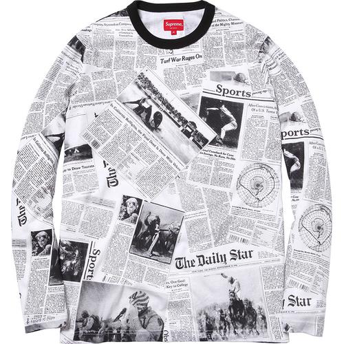 Details on Newspaper Tee from fall winter 2012
