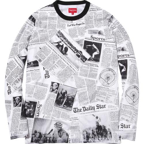 Details on Newspaper Tee from fall winter
                                            2012